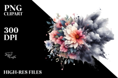 Vibrant Paint Splatter Art, Transparent PNG Product Image 2