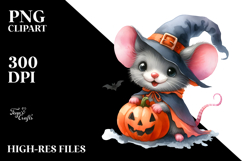 Colorful Baby Mouse Watercolor PNG Product Image 2