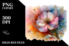 Abstract -like Vibrant Anemone PNG Product Image 3