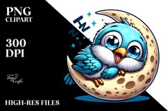 Colorful Baby Sparrow Clipart Product Image 3