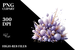 Glossy Lavender PNG Product Image 2