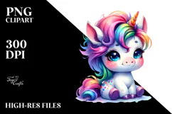 Dancing Baby Unicorn PNG Product Image 2