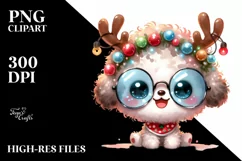 Pastel Baby Bichpoo, High-Res PNG Product Image 3