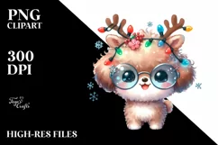 Pastel Baby Bichpoo, High-Res PNG Product Image 1