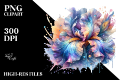 Abstract Iris PNG Product Image 2