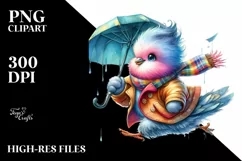 Revolting Baby Dove Running, High-Resolution PNG Product Image 1