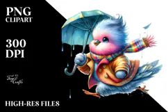 Revolting Baby Dove Running, High-Resolution PNG Product Image 2