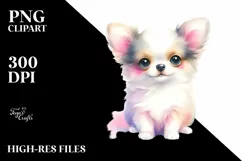 Cute Pastel Chihuahua | Sublimation | Clipart Product Image 3