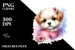 Cute Macaw Flower Baby PNG Product Image 1