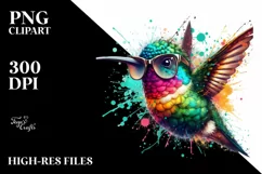 Vibrant Colorful Splash Sticker | Artistic Summer Clipart Product Image 3