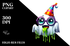 Funny Ghost in Oversized es PNG Product Image 2