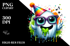 Funny Ghost in Oversized es PNG Product Image 2