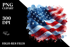 USA Flag Clipart Product Image 2