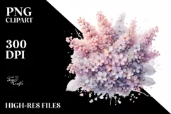 Glossy Transparent Lilac, Transparent PNG Product Image 1