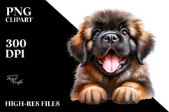 Watercolor Baby Mastiff, Transparent PNG Product Image 2