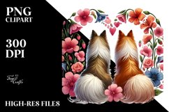 Collie with Heart PNG Product Image 2