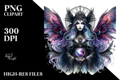 Vibrant Gothic Fairy PNG Product Image 2