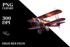 Rusted Biplane with Confetti, 20 oz Tumbler PNG Product Image 2