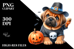 Expressive Mastiff for Halloween PNG Product Image 2
