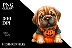Expressive Baby Mastiff for Halloween PNG Product Image 2