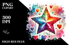 Simple Star Hearts Product Image 2