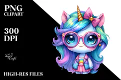 Cute Unicorn By , Transparent PNG Product Image 2