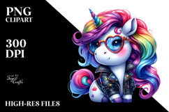 Cute Unicorn By , PNG Product Image 2