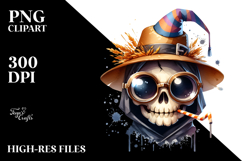 Funny Grim Reaper with Party Hat PNG Product Image 2