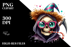 Funny Eyeball Monster with Tutu PNG Product Image 2