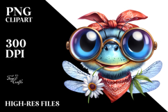 Expressive Dragonfly PNG Product Image 2