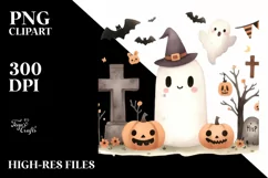 Simple Haloween Tombstone PNG Product Image 1