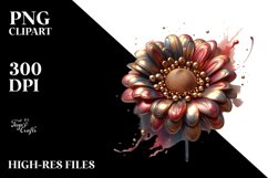 Shiny Gerbera Clipart Product Image 3