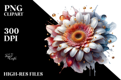 Shiny Gerbera Clipart Product Image 2