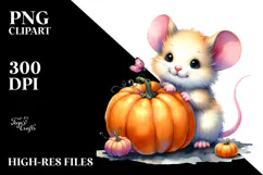 Cute Baby Unicorn Dressed for Halloween PNG Product Image 2