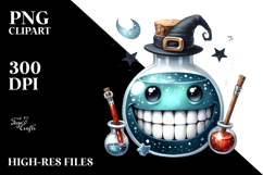 Funny Magic Potion Smile with Big Teeth | Clipart Product Image 2