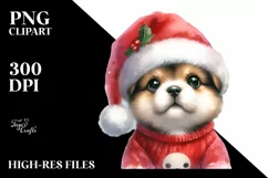 Expressive Baby Puppy, High-Res PNG Product Image 1