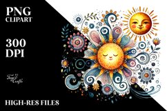 Whimsical Sun PNG Product Image 2