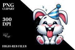 Silly Cartoon Rabbit PNG Product Image 2