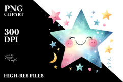 Smiling Whimsical Star PNG Product Image 2