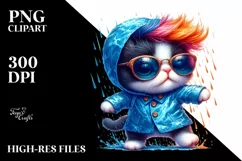 Cute Baby Cat Dancing PNG Product Image 1
