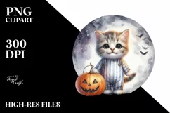 Baby Kitten for Halloween, Transparent PNG Product Image 1