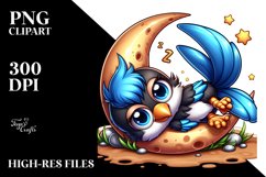 Colorful Baby Magpie PNG Product Image 1