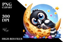 Colorful Baby Magpie PNG Product Image 3