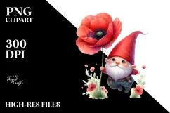 Baby GNOME with Marigold PNG Product Image 2