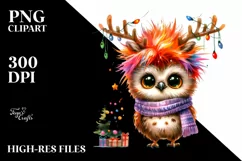 Cute Baby Owl, High-Res PNG Product Image 3