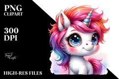 Cute Baby Unicorn PNG Product Image 2