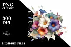 colorfull Bouquet with colorfull Morning Glory Splash | Product Image 3