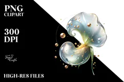 Abstract Sweet Pea PNG Product Image 2