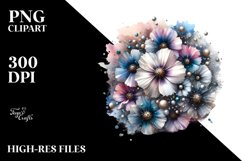 Glossy Cosmos | Sublimation | Clipart Product Image 3