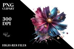 Glossy Cosmos | Sublimation | Clipart Product Image 1